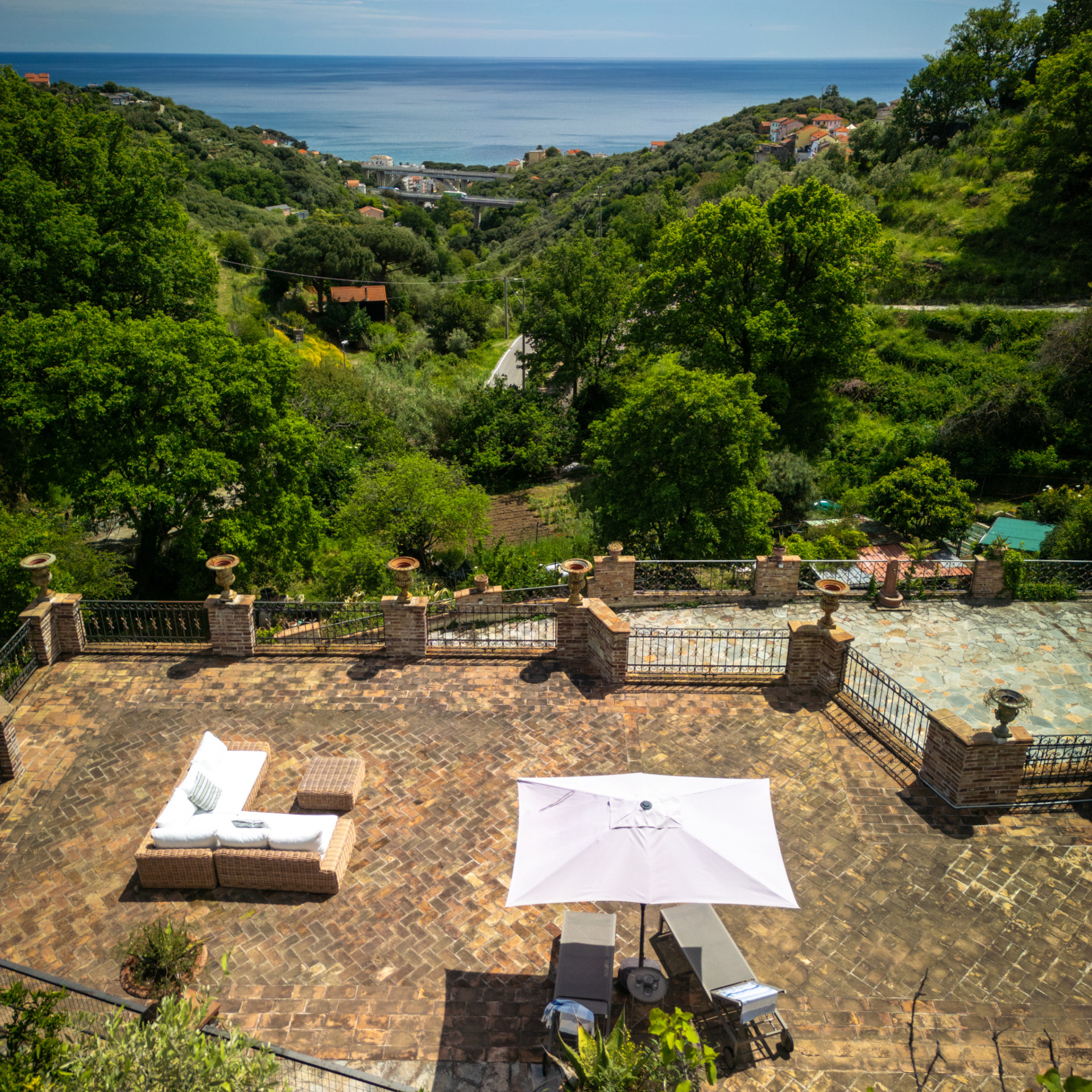 Vista panoramica della terrazza