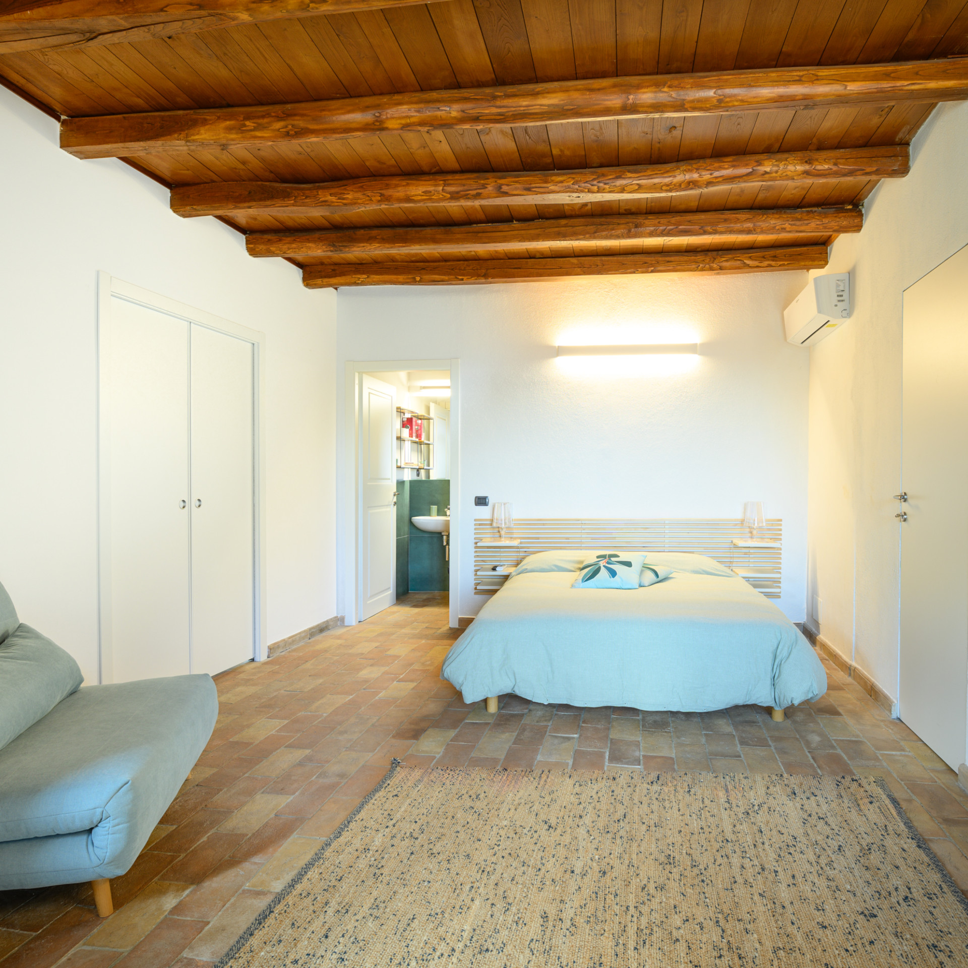 Camera Libeccio - vista sul letto